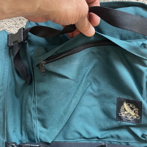 Zaino verde vintage anni 90 Eddie Bauer zaino giorno escursionismo scuola campeggio trekking - Foto 4 di 24