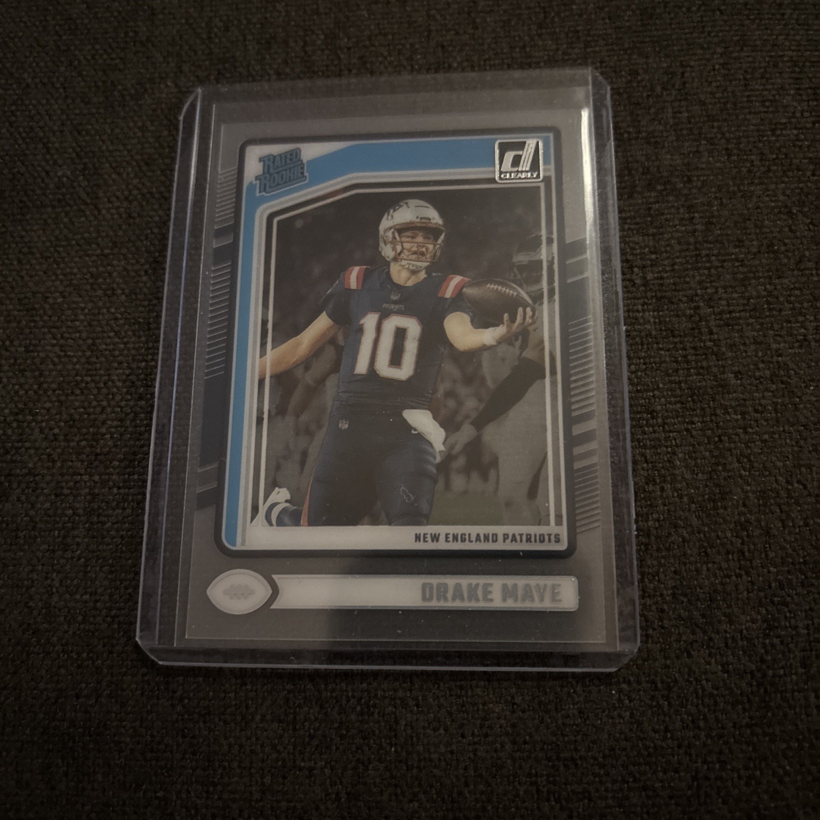 DRAKE MAYE 2024 CLEARLY DONRUSS RATED ROOKIE NEW ENGLAND PATRIOTS RC
