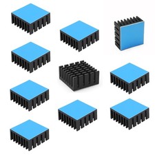 10PCS Aluminum Heat Sink 20x20x10mm with Thermal Conductive Adhesive Tape Hea...