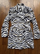 NWT Women’s FashionNova Go Get ‘Em Mini Blazer Dress Navy/White/Gold Long Sleeve