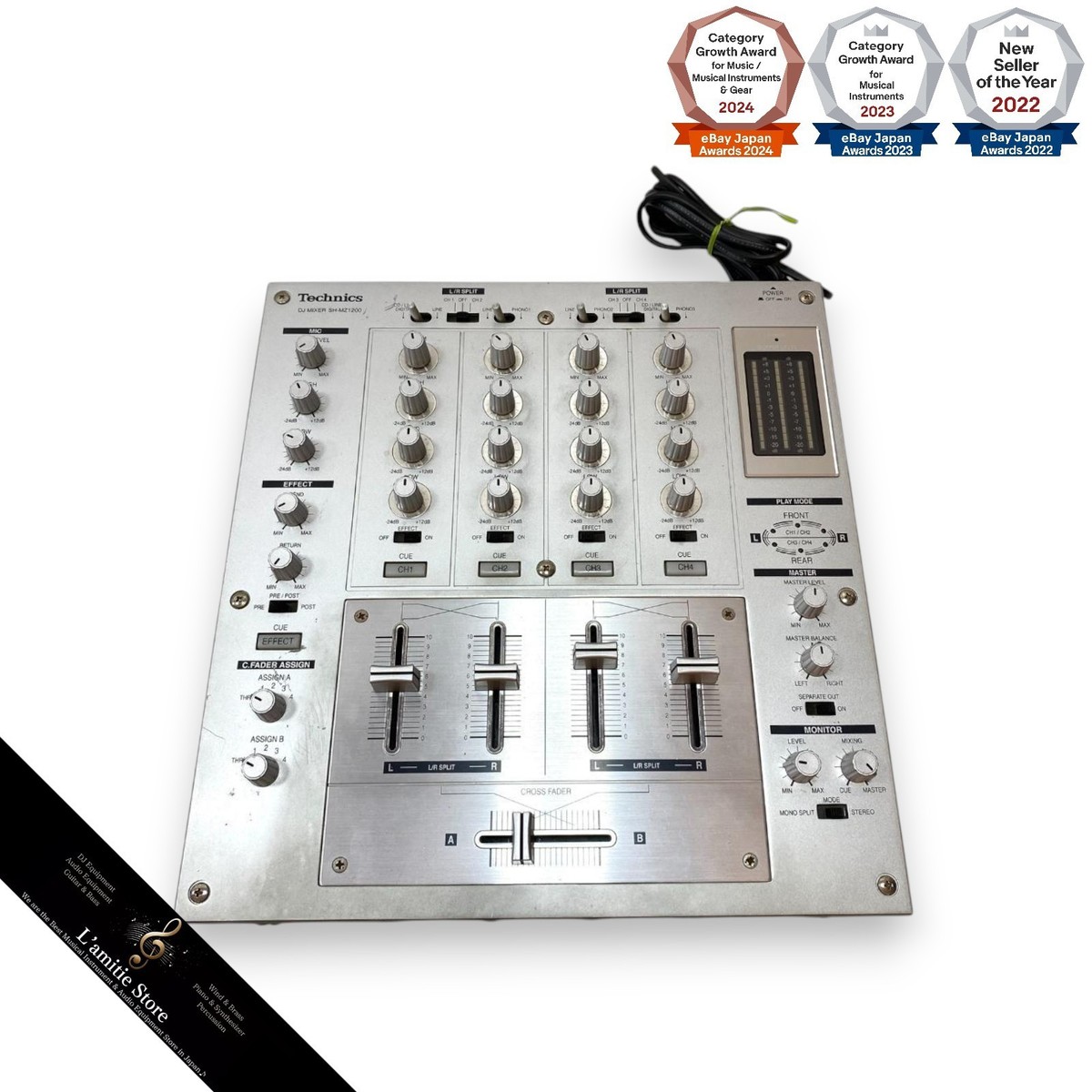【店商保久大さん専用】Technics DJミキサー シルバーSH-MZ1200 店商保久大さん専用】Technics DJミキサー シルバーSH-MZ1200
