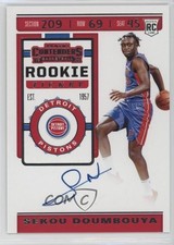 2019-20 Panini Contenders Rookie Ticket Sekou Doumbouya #116 Auto bp8