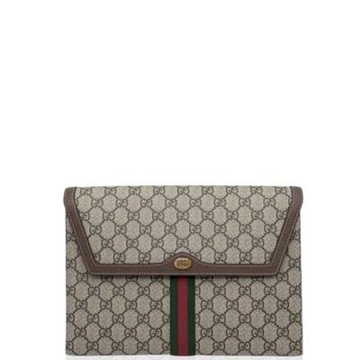 Gucci Clutch Brown Gg Monogram (ws010626b3)
