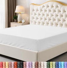 Full Fitted Sheet - Bottom Sheet - Deep Pocket - Soft Microfiber - Shrinkage And