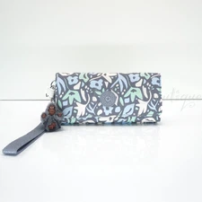 Kipling RUBI Snap Long Wallet Wristlet AC8152 Polyester Meadow Melody $54 NWT