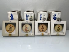 Hummel LITTLE HOMEMAKERS Complete Matching Figurine & Plate Set in Box 1986-91
