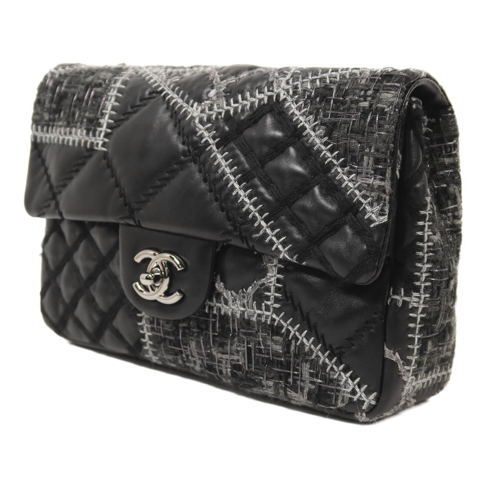 CHANEL CC SHW Medium Patchwork Chain Shoulder Bag… - image 3