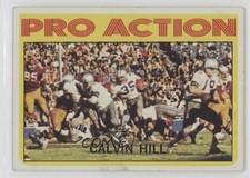 1972 Topps Pro Action Calvin Hill #129 2d8