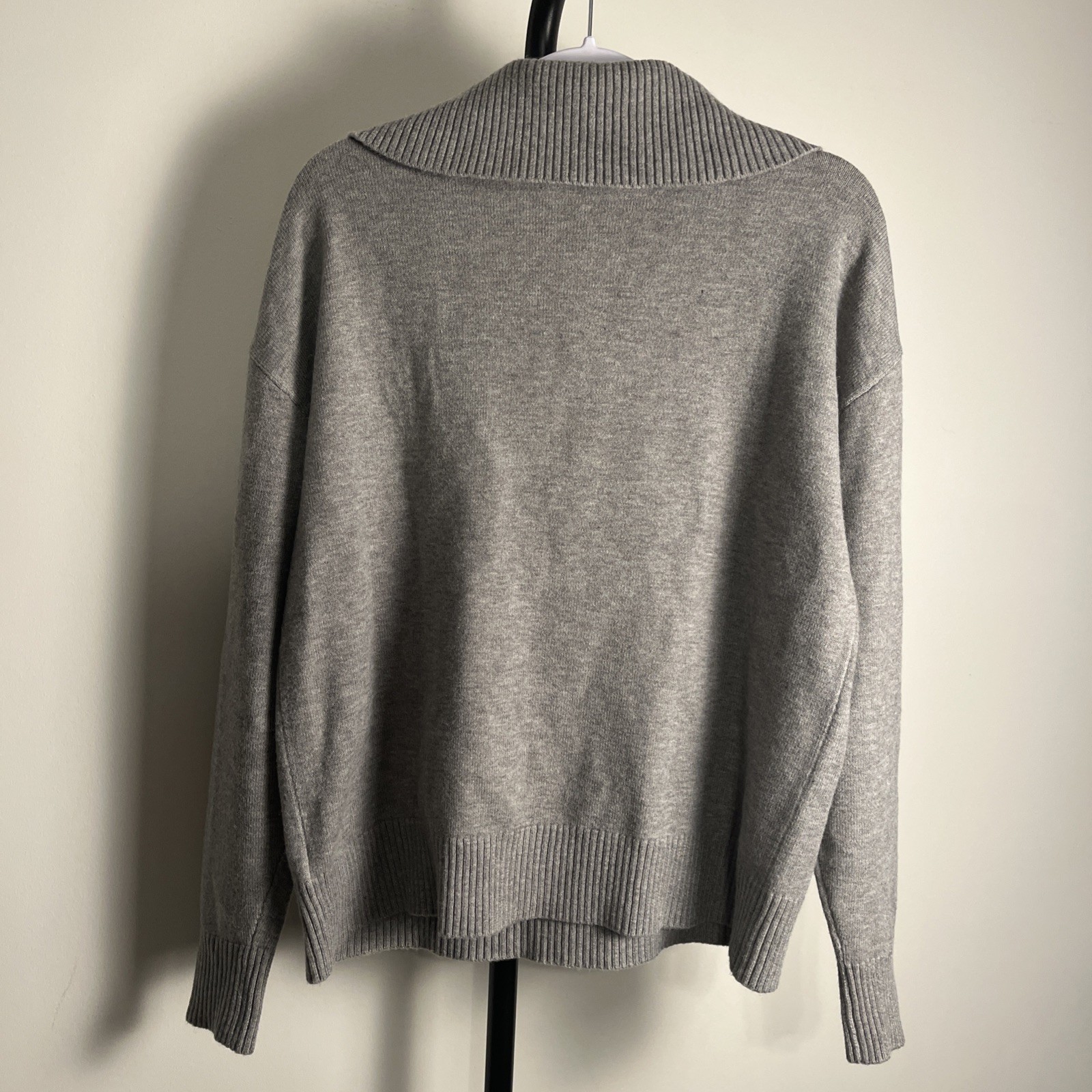 Amazon The Drop Half Zip Pullover Gray Sweater Lo… - image 5