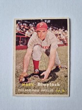 1957 Topps - Marv Blaylock #224 - Philadelphia Phillies - EX/NM - Vintage MLB