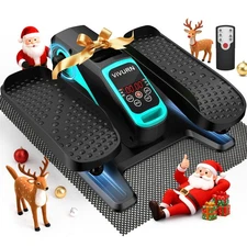 VIVURN-018 Under Desk Elliptical 12 Speed 5 Modes Mini Motorized Medium, Blue 