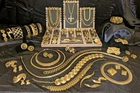 Vintage-Now Bold Gold Tone Jewelry Lot Statement Pieces Most Signed