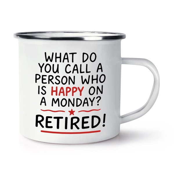 Gift Base Retired Enamel Becher Tasse Spruch Lustig-image