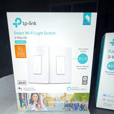 2 boxes TP-LINK HS210 KIT 3-Way Smart Wi-Fi Light Switches 2-Pack White Alexa