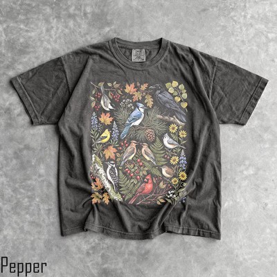 Cottagecore Birds Comfort Tee