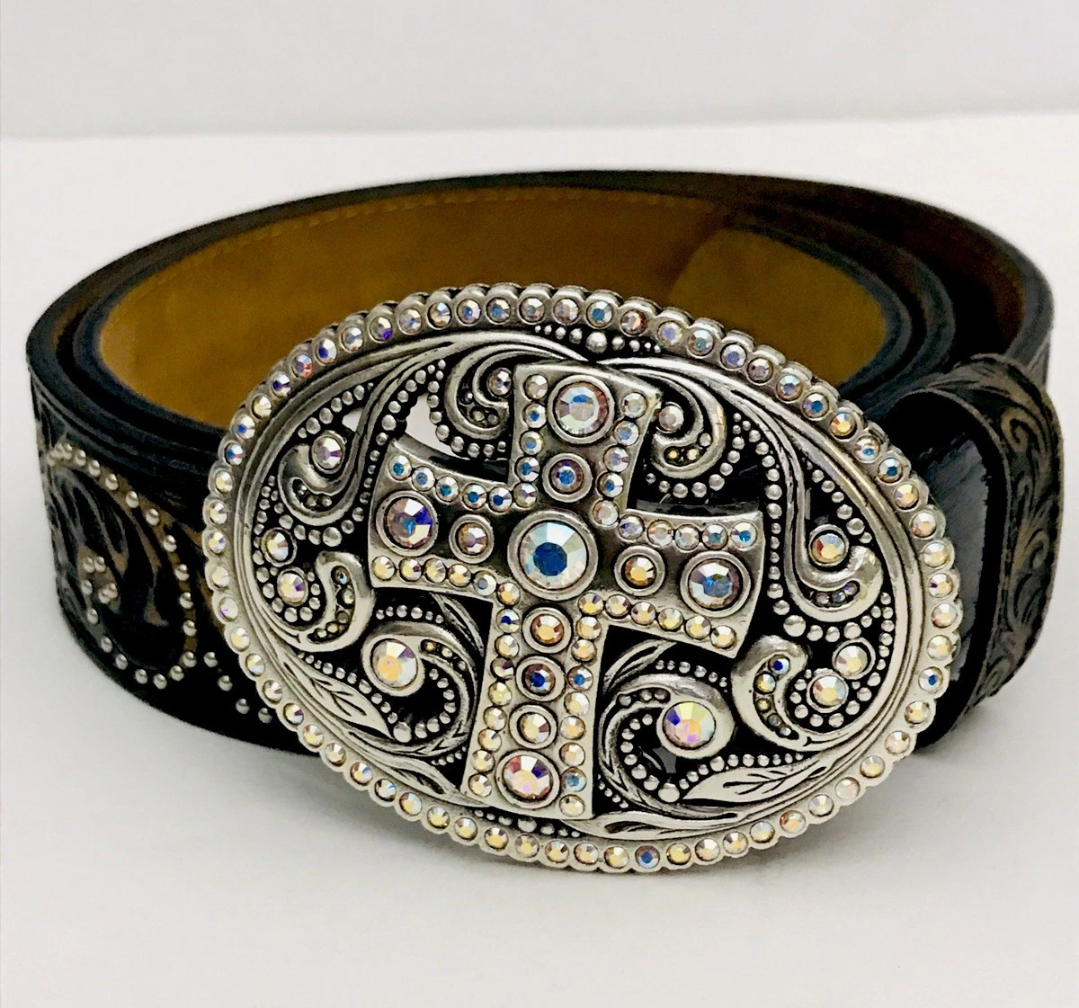 Justin Boots Rhinestone Medium Belts for Women for sale | eBay display picture 2