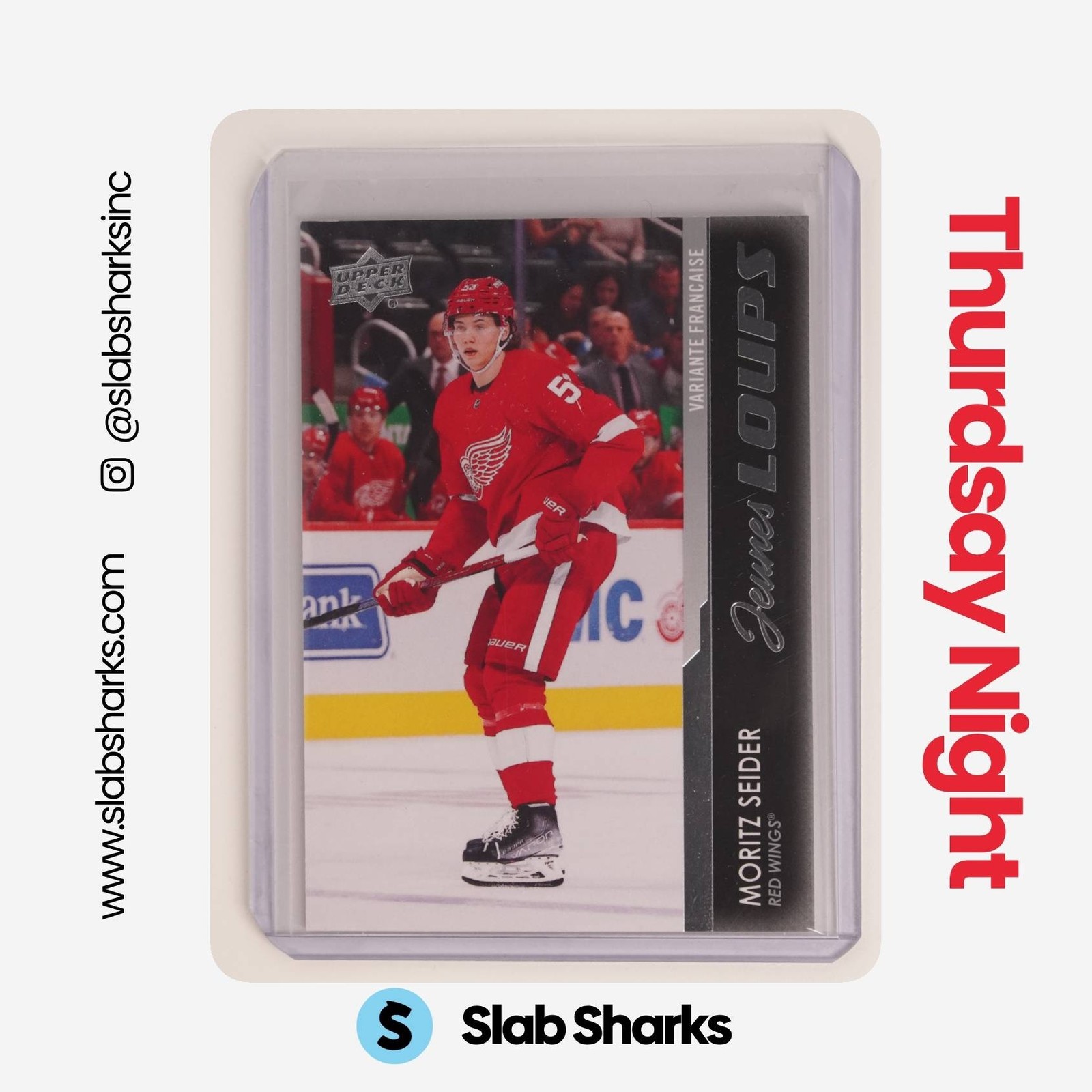 2021 UPPER DECK #469 MORITZ SEIDER FRENCH YOUNG GUNS RC ROOKIE