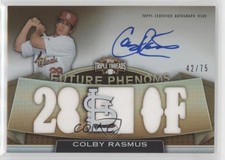 2011 Topps Triple Threads Future Phenoms Sepia 42/75 Colby Rasmus #130 1ek