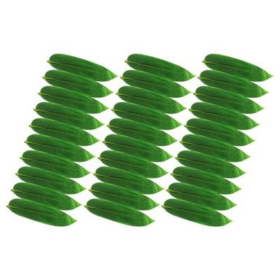 100pcs Bambusblätter für Sashimi Blätter Mat Sushi Blätter Ornament