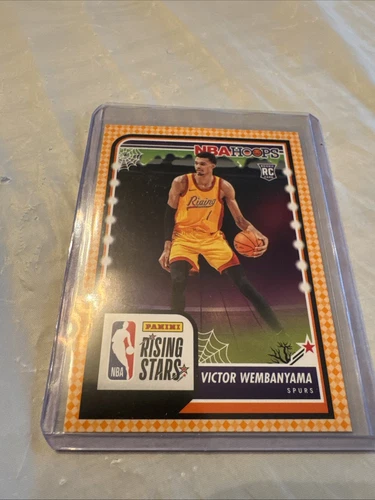 2023-24 NBA Haunted Hoops Victor Wembanyama Rising Stars Orange Parallel RC #282
