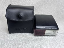 Minolta Maxxum 1800AF Shoe Mount Flash for Maxxum 5000 7000 9000 W/Case Works