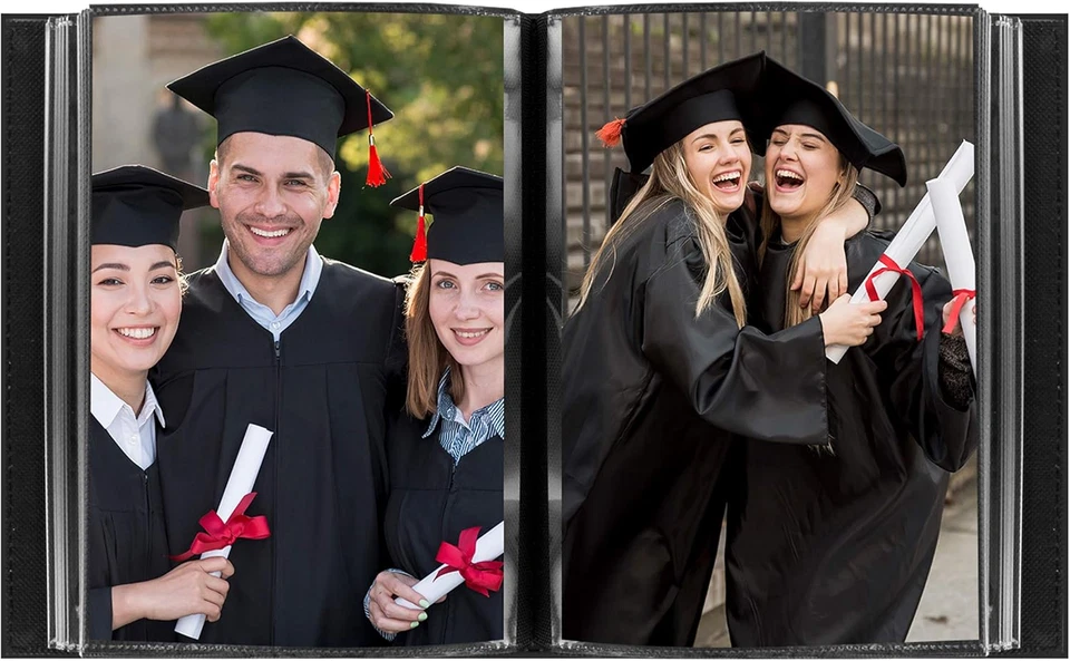 Pioneer Photo Albums 36-Pocket Sewn Leatherette Embroidered "Graduation" Theme F - Image 3 of 4