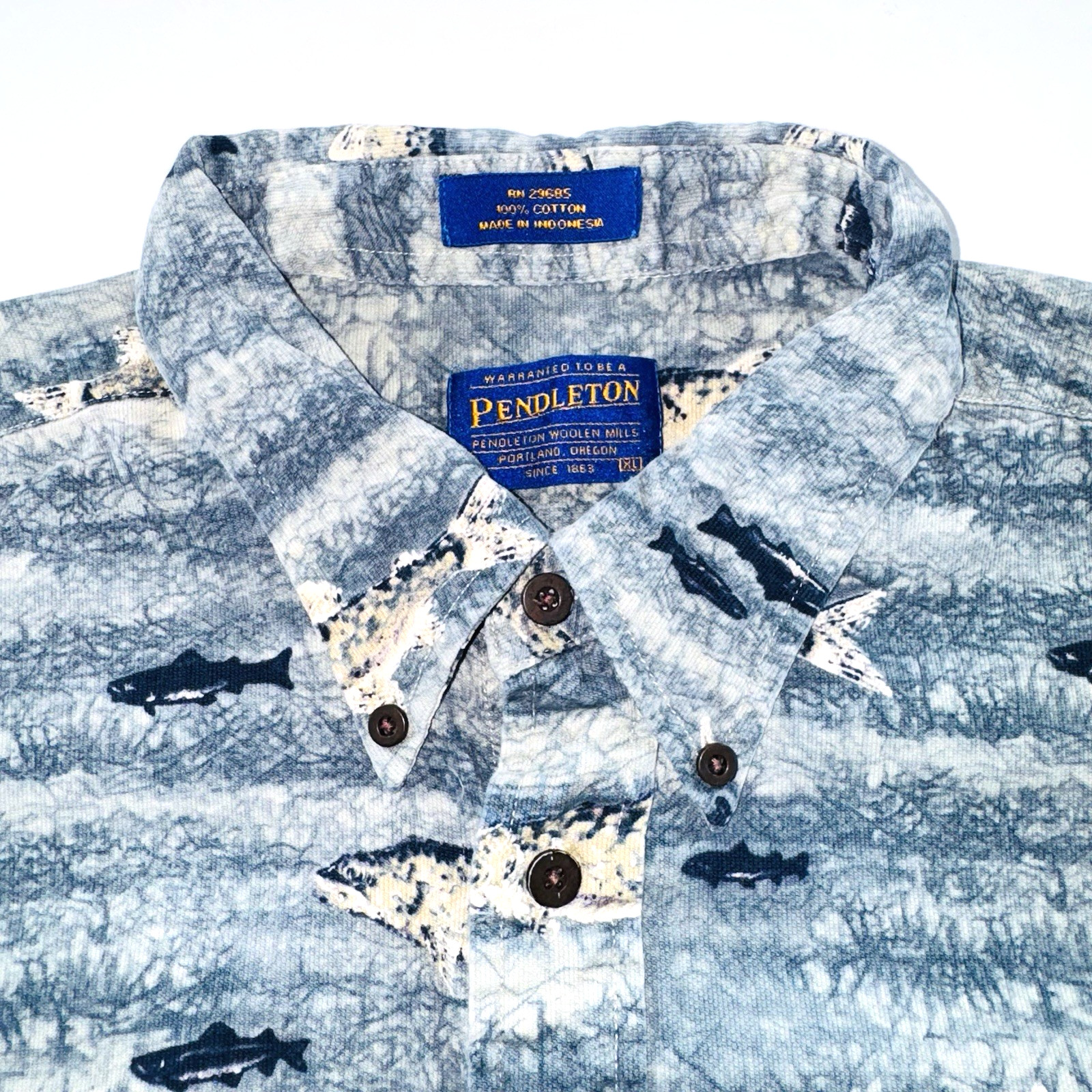 Men's Pendleton Short Sleeve Collared Button Up S… - image 3