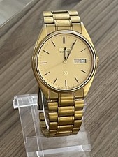 SEIKO 5Y23-8A11 SQ Men’s Watch, Quartz, 34mm Face, Water Resistant