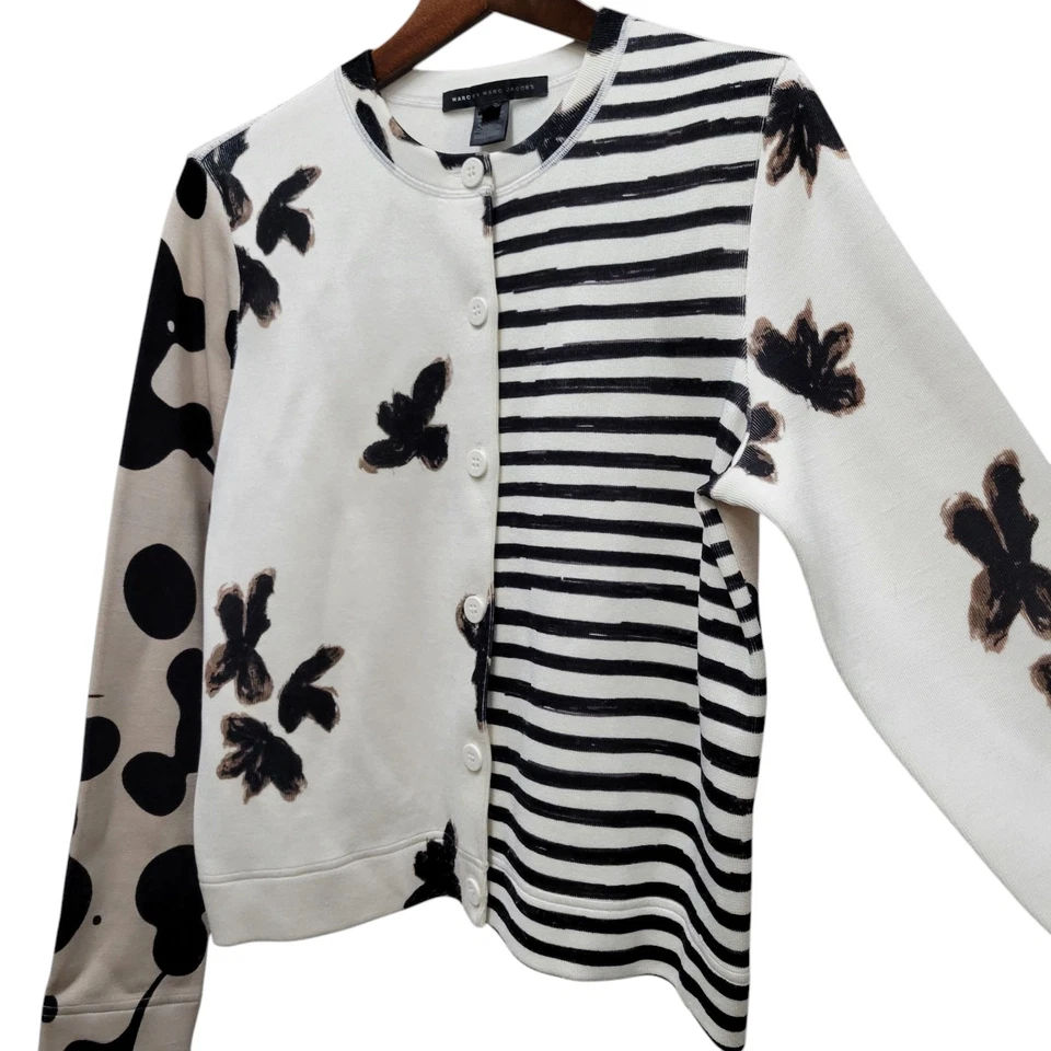 Marc By Marc Jacobs Patchwork Cardigan Women's Size Large NWOT $520 - Image 4 of 4