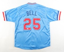 Buddy Bell Signed Jersey - Texas Rangers with JSA COA