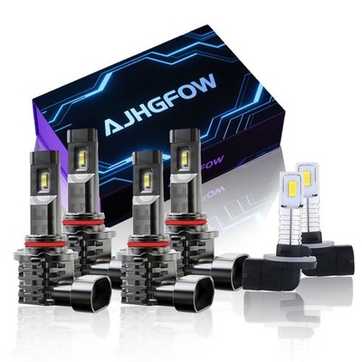 For Chevy S10 Base Cab Pickup 1998-2004 LED Headlight Fog Lamp Bulbs Super White