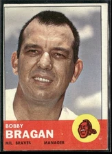 1963 Topps Bobby Bragan Milwaukee Braves #73