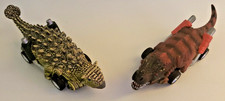 Dinosaur Motorized Pull Back Toy Car Lot Of 2 Fast Shipping