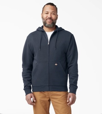 Dickies Midweight Work Fleece Full Zip Hoodie Sweatshirt Dickies 2XL R NEW