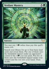 x4 Verdant Mastery - Strixhaven: School of Mages - NM - MTG