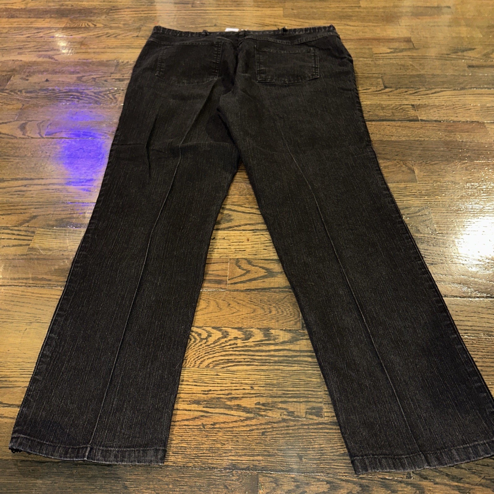 Ruby Rd Black Magic Sequined Stripe Straight Leg … - image 14