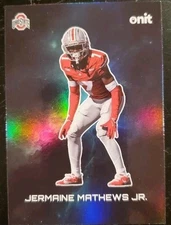 2025 Onit Athlete, Jermaine Mathews Jr, Galaxy insert G-7 Ohio State Buckeyes 
