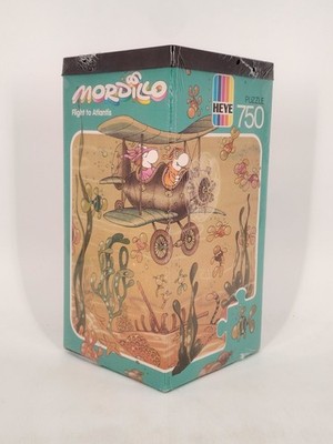 New Heye, Mordillo, Flight To Atlantis, 750 Piece Puzzle, 1990