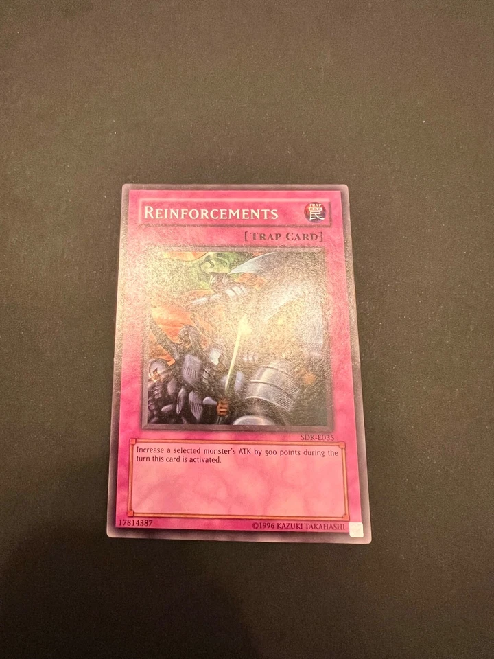 Yu-Gi-Oh ! Renforts SDK-E035 Unlimited Common 2002 presque comme neuf - Photo 2/4