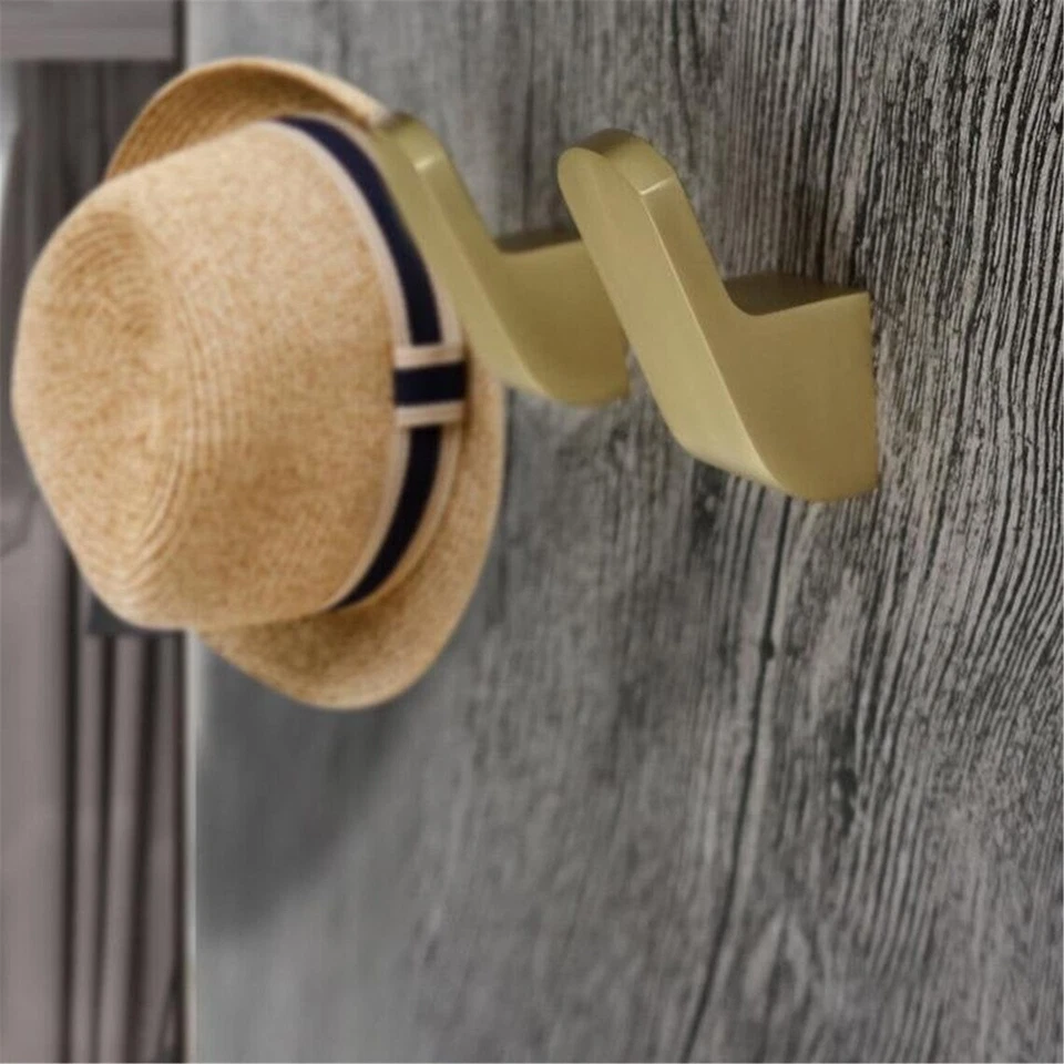 Gancho de latón MFYS creatividad nórdica gancho de pared gancho para abrigo gancho para toallas de baño Foto 4 de 4