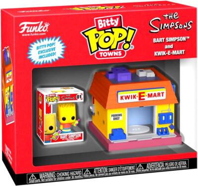 Funko Pop! Bitty - The Simpsons - Bart Simpson and Kwik-E-Mart - Neu & OVP
