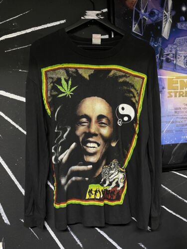 Vintage Bob Marley Long Sleeve Shirt Small