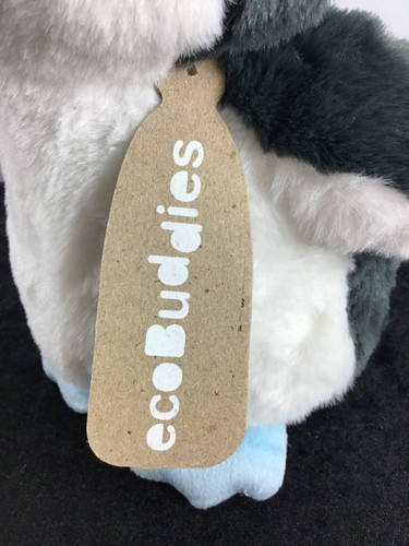 Famosa,Pinguin,Plüschfigur,Plüschtier,stehend,weiß/ blau,recycelt aus PET,soft - Bild 7 von 10