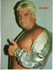WWC WORLD WRESTLING COUNCIL MAGAZINE PINUP (1985) ERIC EMBRY WCCW WORLD CLASS