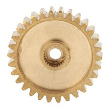 Spur Gear Brass 30 Tooth For Servo 25 Tooth Spline 0.8 Mod 4305-0025-0030.