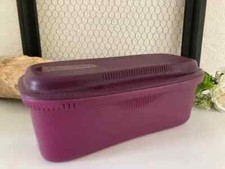27⚜️ Tupperware Cuiseur à Pâtes Micro-Ondes Couleur Violet 1.9 L Longueur 30 Cm