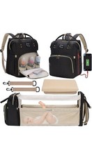 Simply Tots Baby Diaper Bag With Changing Station 3 in 1 Diaper Bag Backpack