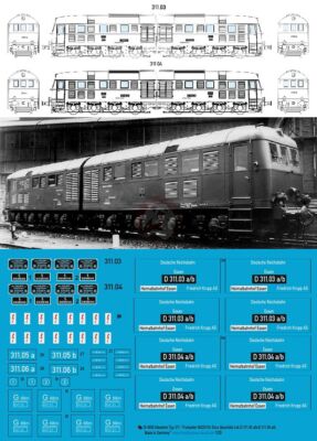 Peddinghaus -3 D Druck 1/72 4625R D311 Dieselok für 80 cm Dora Geschütz