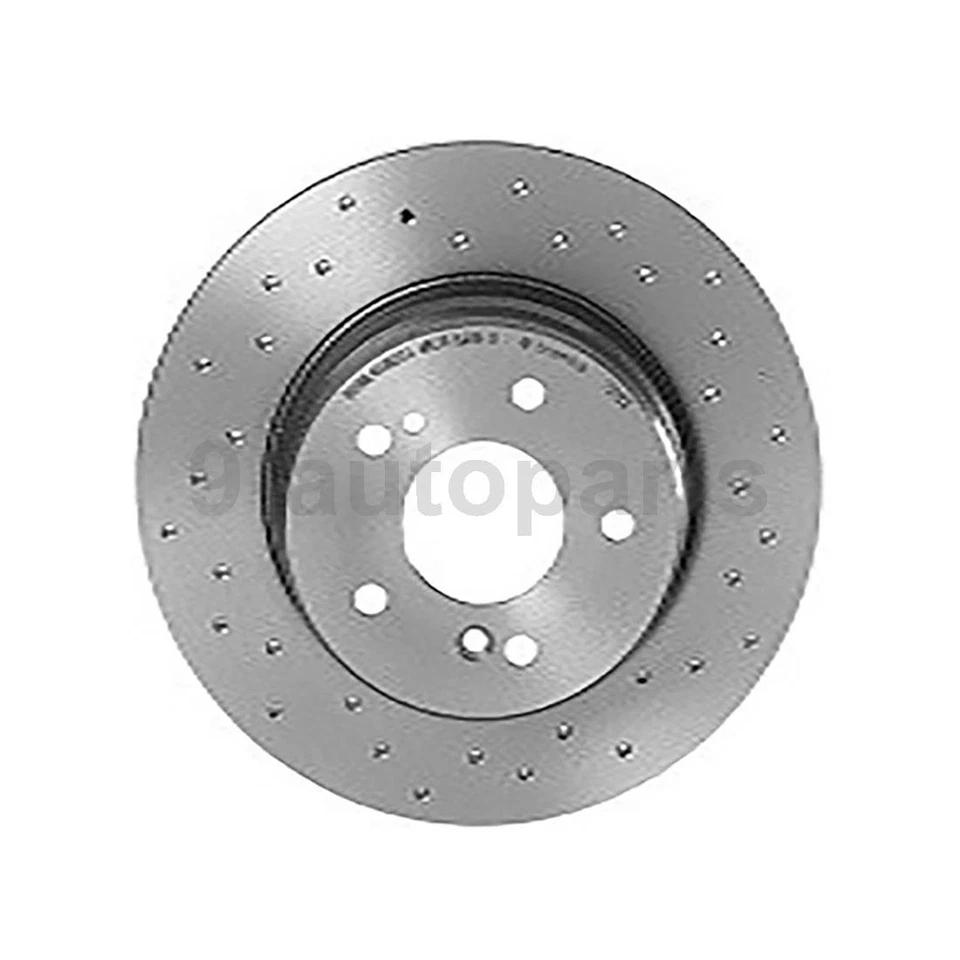 Rotores de freno delanteros traseros Brembo OE pastillas de freno para Mercedes-Benz SLK280 2006-2008 Foto 4 de 4