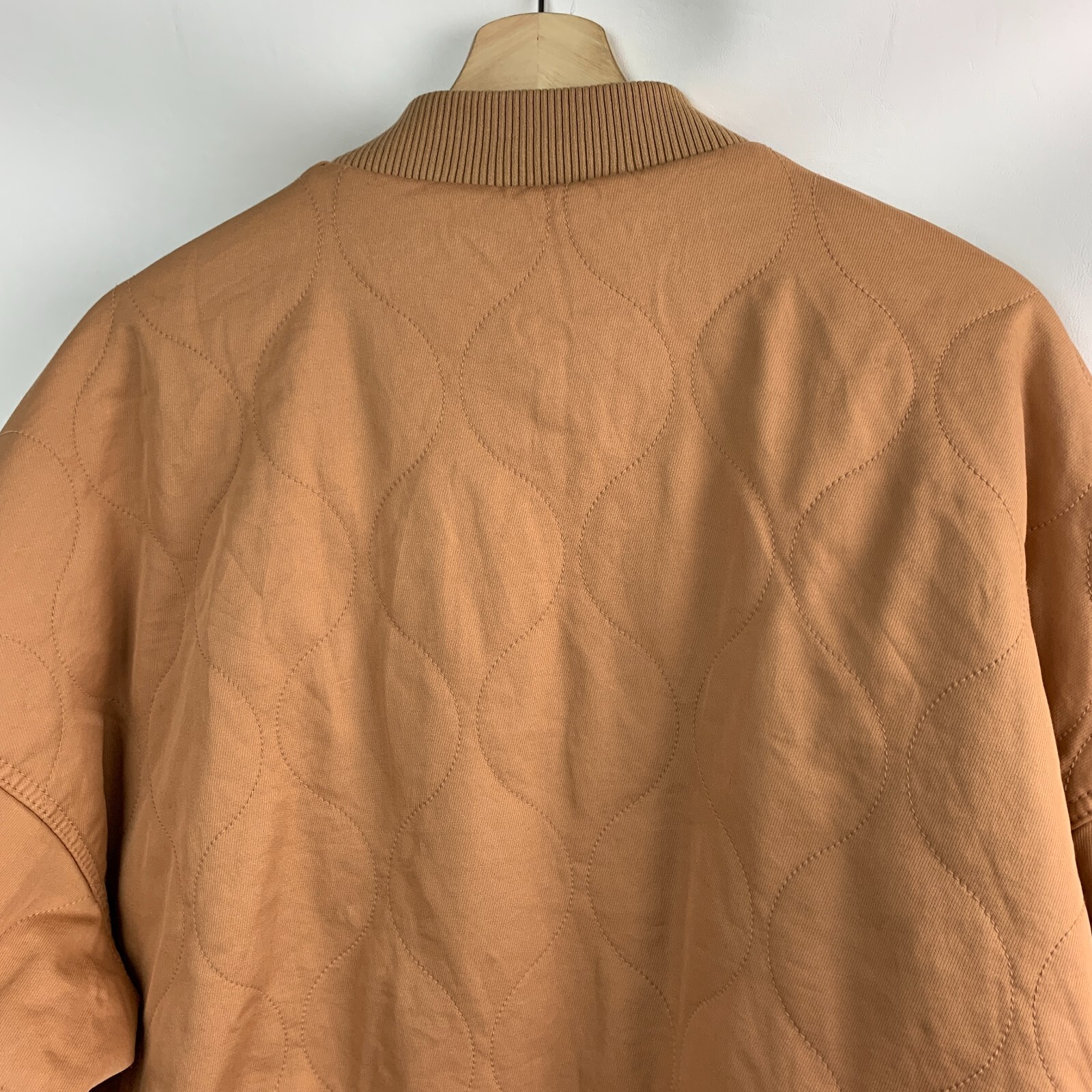 Universal Thread Bomber Jacket Brown Collared Zip… - image 5